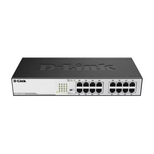 D-Link DES-1016D 16-Port Fast Ethernet Unmanaged Desktop Switch
