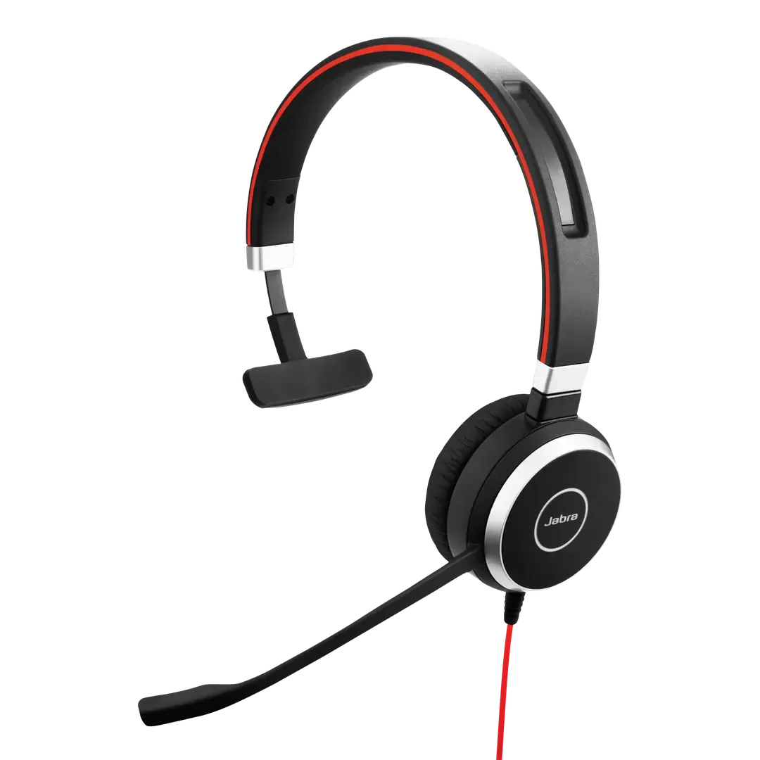 Jabra Evolve 40 MS Mono Wired Professional Headset, USB-A, USB 2.0/3.0, 3.5mm jack  |  6393-823-109
