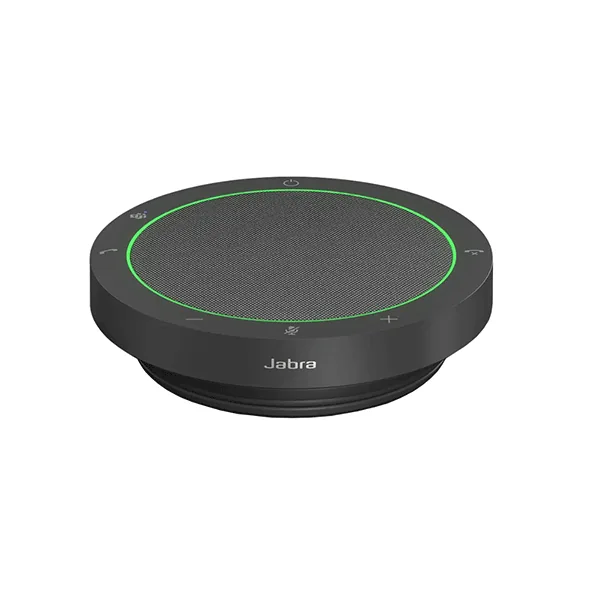 Jabra Speak2 55 Wireless Bluetooth Speakerphone, Conference Speaker with 4 Noise-Cancelling Mics, 50mm Full-Range Speakers & Wideband Audio, Certified for Zoom & Google Meet, Dark Grey | 2755-209