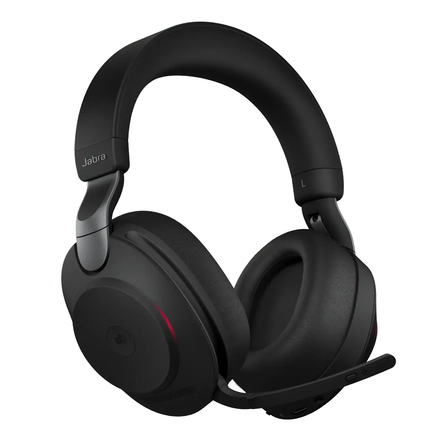 Jabra Evolve2 85, Link380a MS Stereo, Active Noise Cancellation, Up to 30hrs Talk time, Up to 37hrs Music Time, Bluetooth 5.0, Black | 28599-999-999