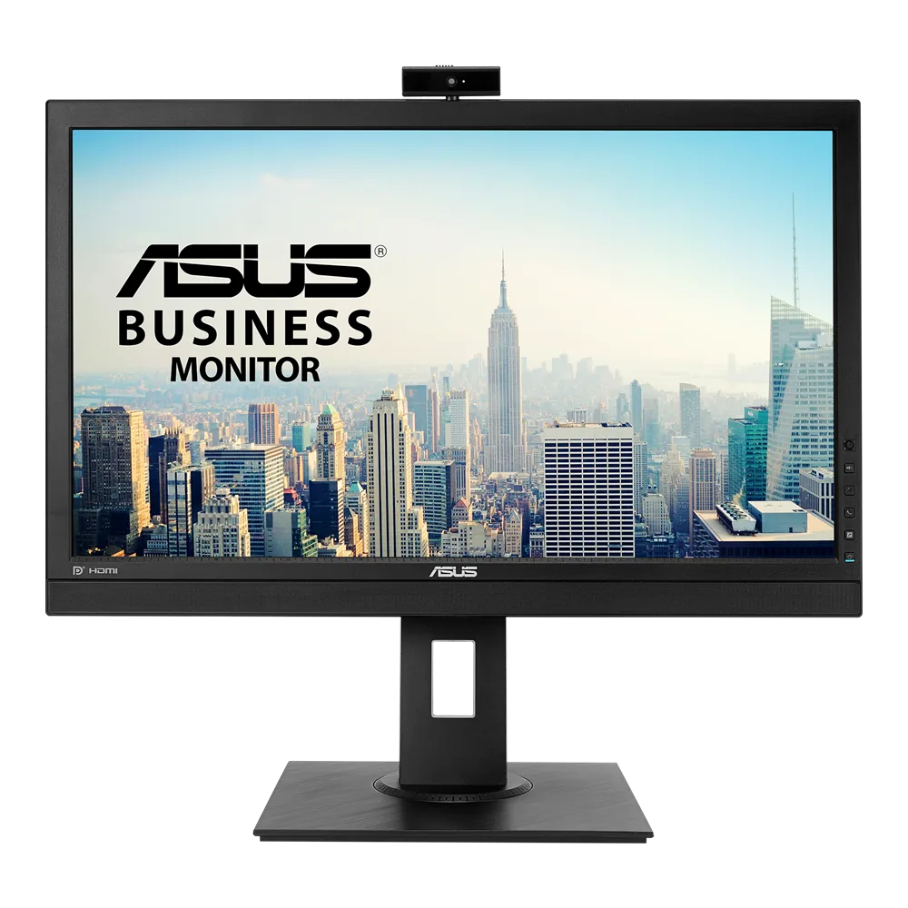 ASUS BE24DQLB Video Conferencing Monitor - 23.8 inch, Full HD, IPS, Full HD Webcam, Mic Array, Stereo Speakers, Mini-PC Mount Kit, Ergonomic Design |  90LM03W1-B01310