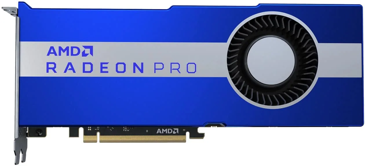 AMD Radeon Pro VII Workstation Graphics Card, 16GB HBM2, 6x Mini DisplayPort, PCIe 4.0, Infinity Fabric Link Blue| 100-506163