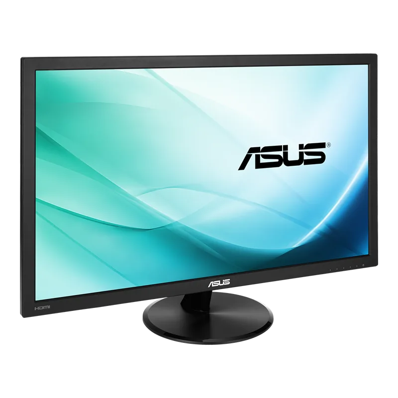 ASUS VP228HE 21.5" Full HD Gaming Monitor, 1ms Response Time, 60Hz, HDMI & D-Sub (VGA), ASUS Eye Care| 90LM01K0-B0A170