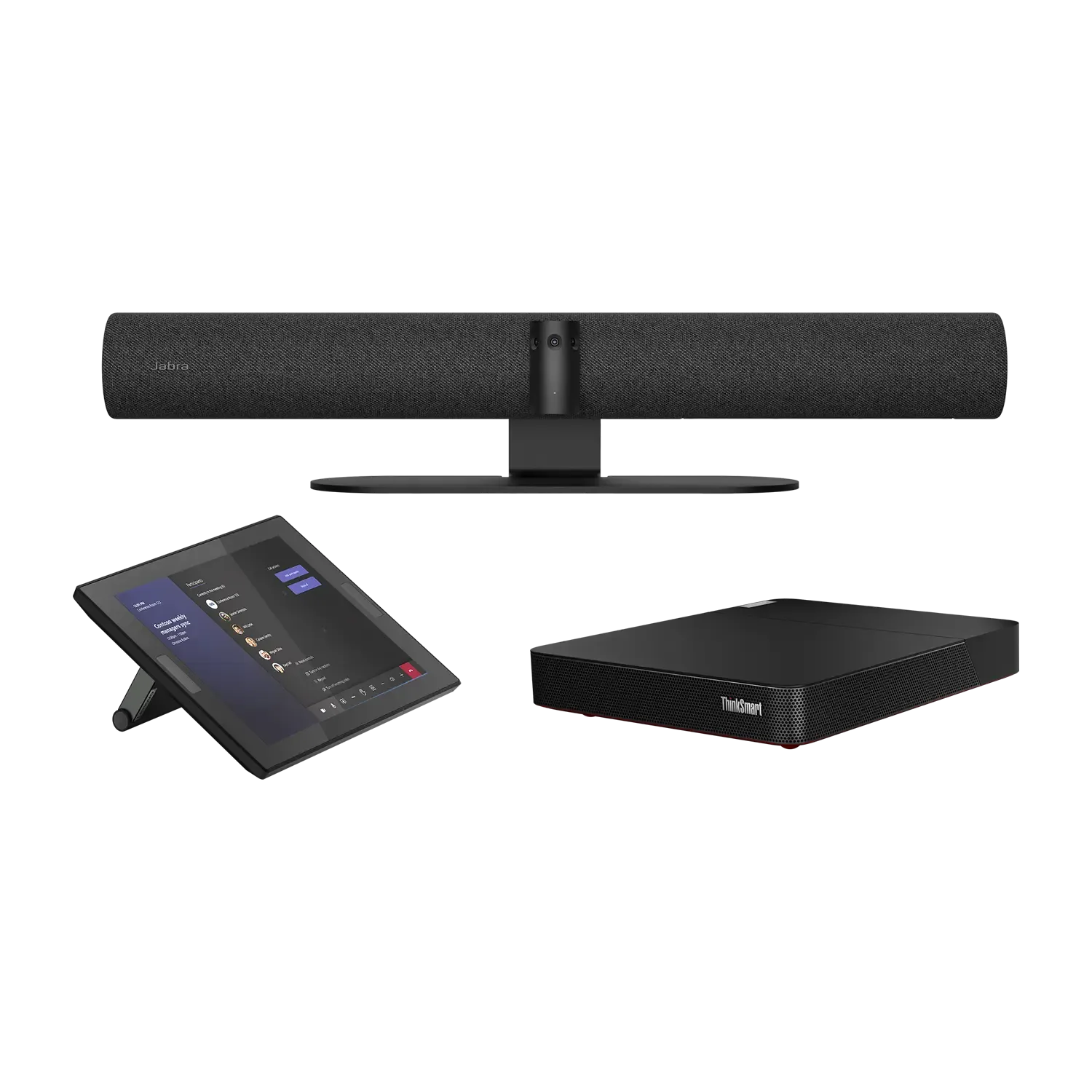 Jabra PanaCast 50 Room System,Panoramic Multi-Camera Array, 13 MP Camera Resolution, Up to 6x Lossless Digital Zoom, 2x 2" (50mm) Woofers, 2x 3/4" (20mm) Tweeters, Black | 8601-337