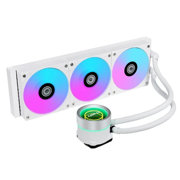 LIAN LI  Galahad II TRINITY SL-INF 360 WHITE 360MM RGB WATER/LIQUID SL-INFINITY FAN  3FAN COOLER,G89.GA2T36INW.00,|UPC 840353044388