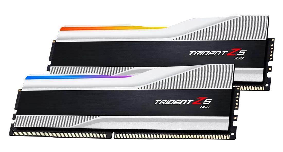GSKIL TRIDENT Z5 RGB 6400 DDR5 RAM 32GB 2*16GB INTEL XMP READY,SILVER,F5-6400J3239G16GX2-TZ5RS,4713294231352,848354041351