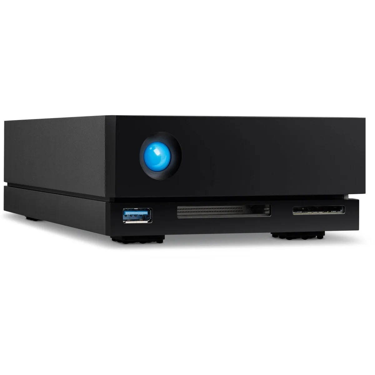 LaCie 1Big Dock 4TB External HDD, 7200 RPM, Up to 280 MB/s Data Transfer Speed, Up to 70W Charging Power, USB / USB 3.0 / Thunderbolt Interface, Windows & Mac Compatible, Black | STHS4000800