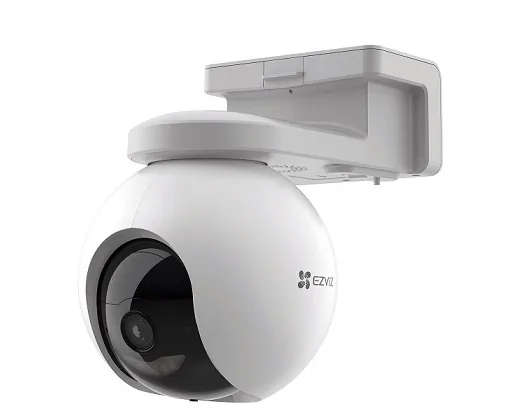 Ezviz CS-EB8 Pan & Tilt 4G Security Camera, 1/2.8 3MP Progressive Scan CMOS Sensor, Pan 340, Tilt 65, 3D DNR, IR 15m Night Vision Distance, White | CS-EB8