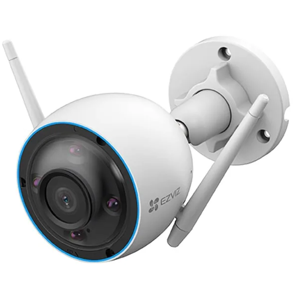 Ezviz H3 3K Smart Home Camera, Color Night Vision, Two Way Talk, AI Powered Human, Supports Local Micro SD Card, Active Defense, Vehicle Shape Detection, 2.4Ghz Wifi Connectivity, White | CS-H3
