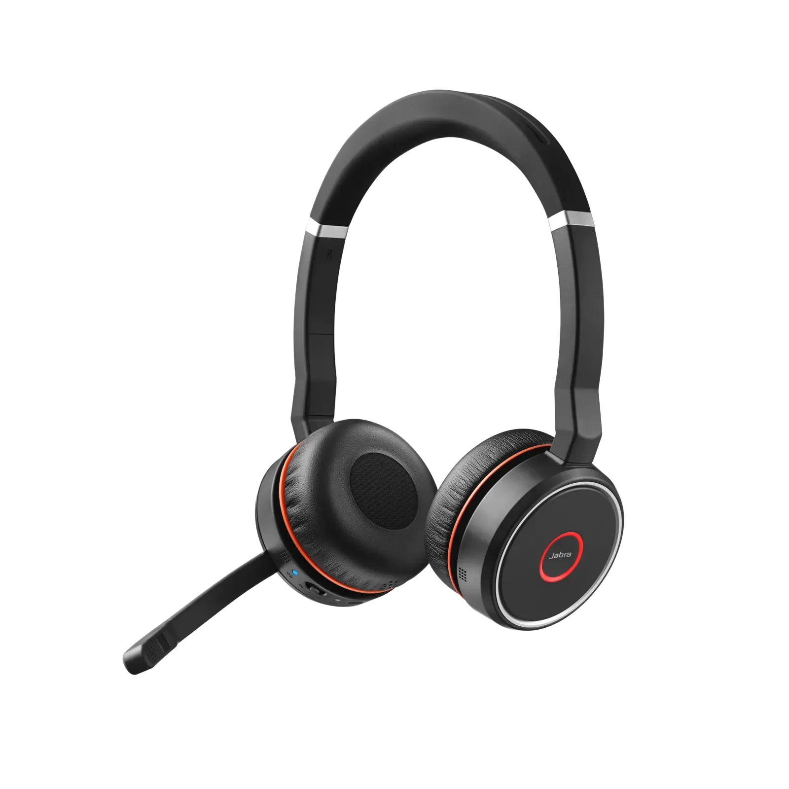 Jabra Evolve 75 SE Stereo Wireless Headset - Bluetooth Headset with Noise-Cancelling Microphone, Active Noise Cancellation - MS Teams Certified, Works with All Other Platforms - Black | 7599-842-109