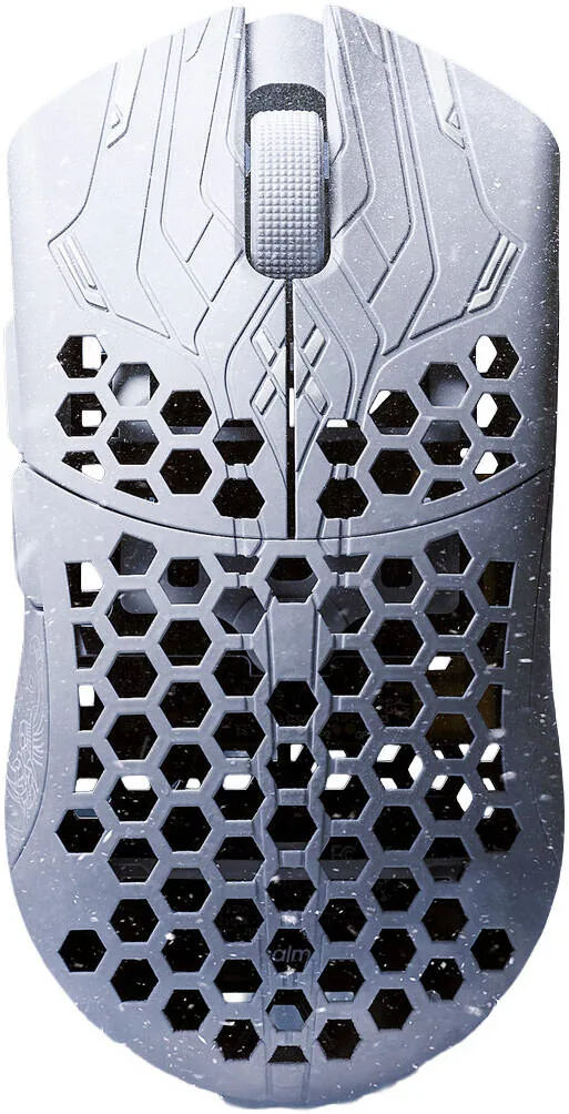 Finalmouse UltralightX (ULX) Frostlord,33g Carbon Fiber Wireless Gaming Mouse 8000Hz Polling, PixArt Sensor, 319 s Click Latency, Huano Blueshell Switches, Medium | M85001M-FL.5CF0604